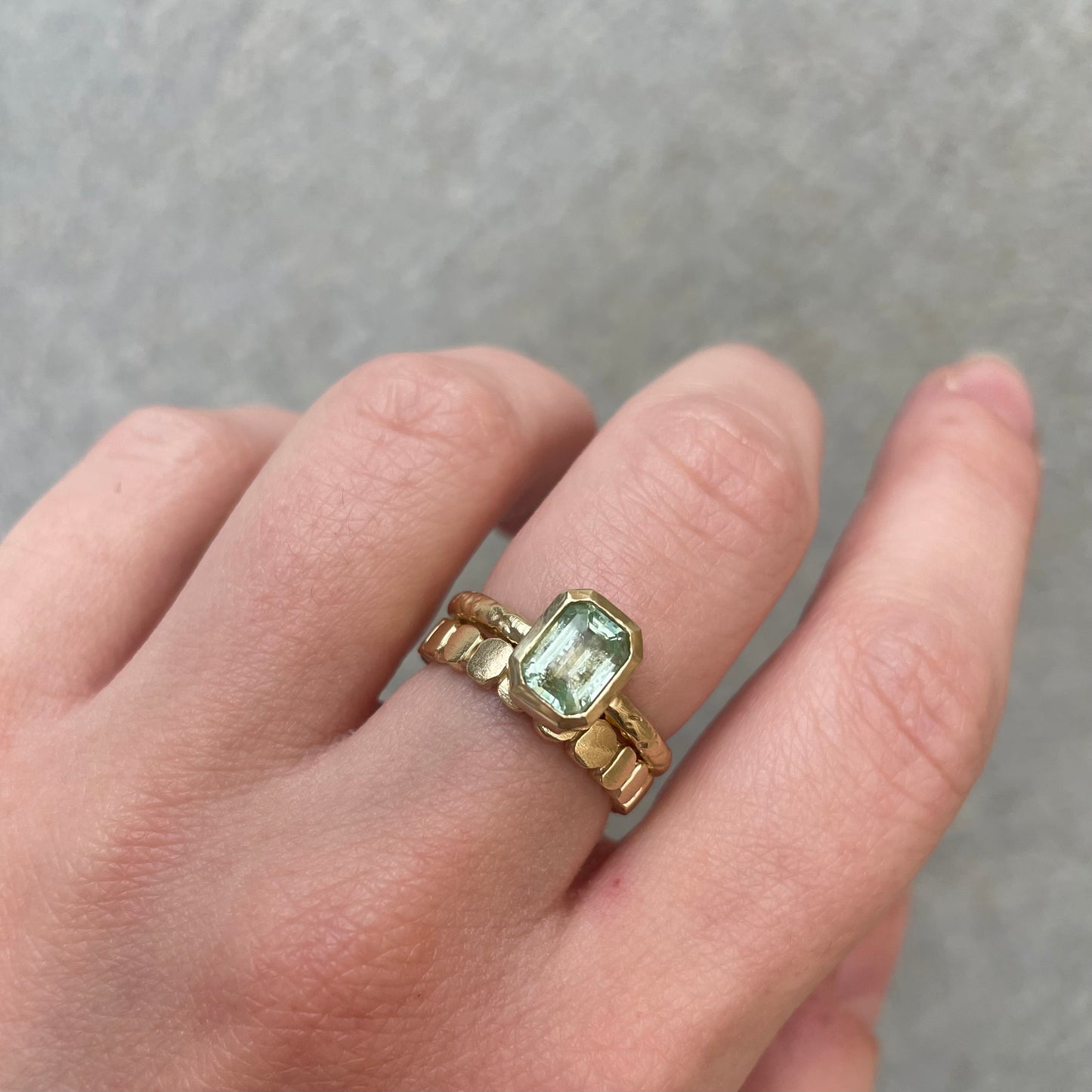 The Pave Band Gold