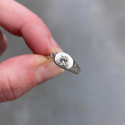 Mini Signet Ring Alexandrite