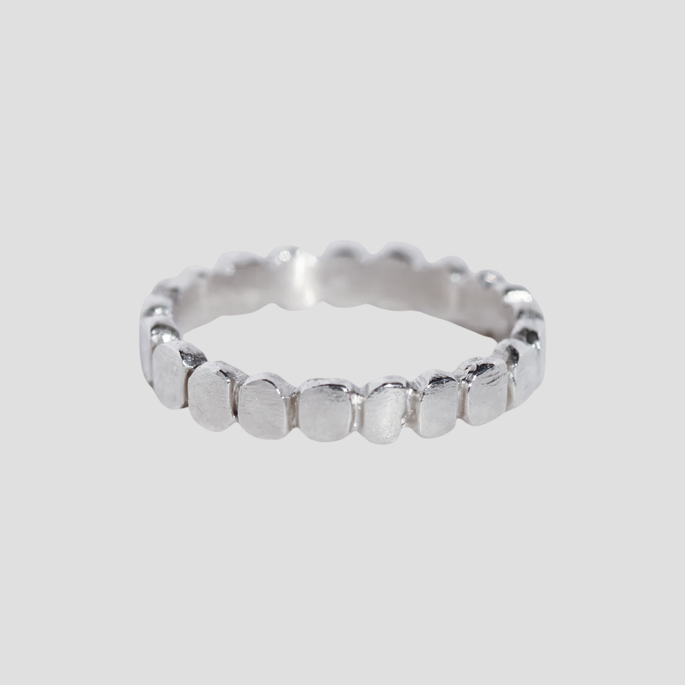 The Pave Band Silver