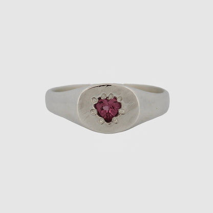 Mini Signet Ring Heart